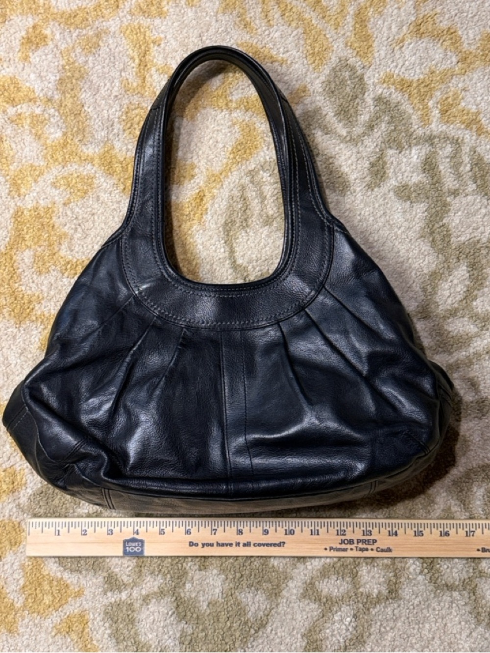 COACH Madison Pinnacle Black Leather Maggie Shoulder Bag 12248 - Picture 16 of 16